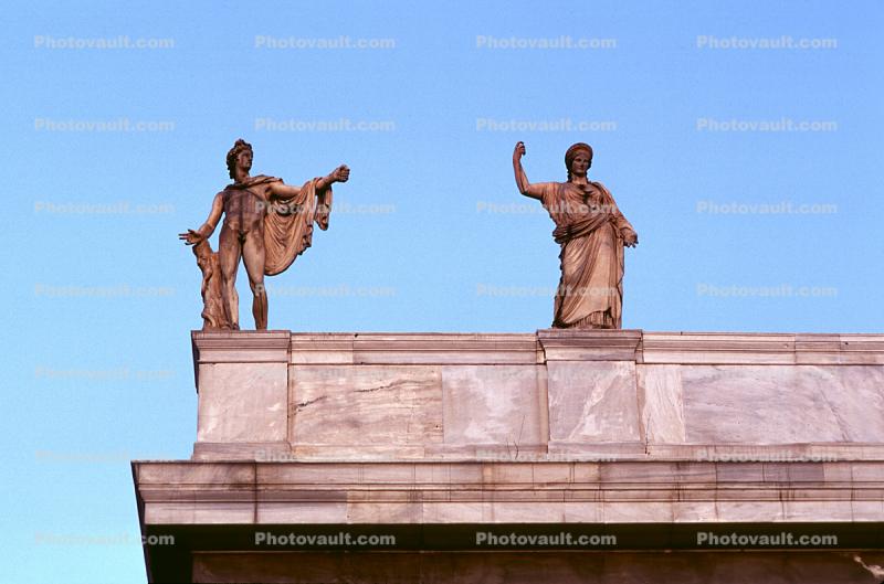 Statues, The Academy of Athens