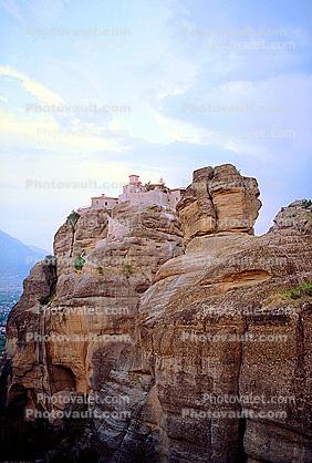 Variam Monastery, Meteora, Plain of Thessaly, Eastern Orthodox Monasteries, Cliff-hanging Architecture