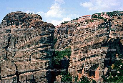 Variam Monastery, Meteora, Plain of Thessaly, Eastern Orthodox Monasteries, Cliff-hanging Architecture