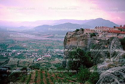 The Monastery of Saint Stephen, Meteora, Plain of Thessaly, Eastern Orthodox Monasteries, Cliff-hanging Architecture