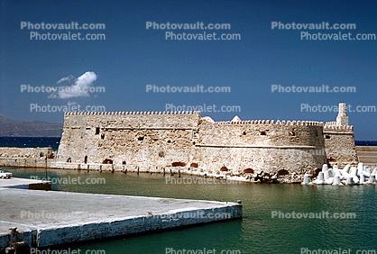 Fortress of Agios Nikolaos, Turret, Walls, Tower, Castle, harbor, Rhodes