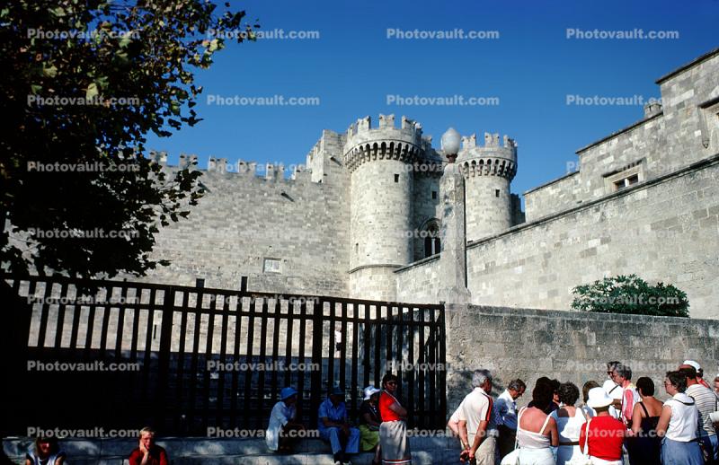 castle, Knights of Saint John, Palace of the Grand Masters, Fortress, Rhodes, Turret, Tower