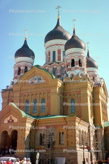 Alexander Nevsky Cathedral, Russian Orthodox Church, Tallinn, landmark