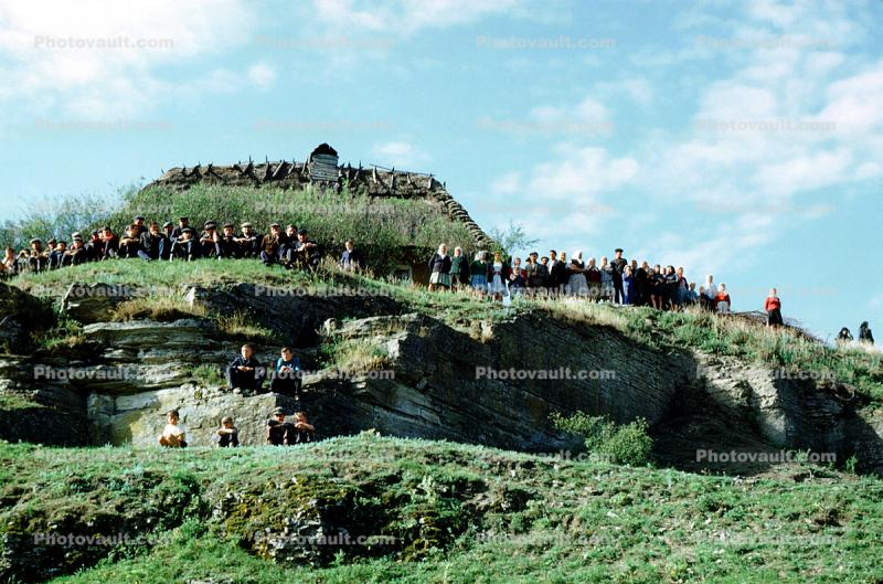People on a Hillside, Hill, August 1968