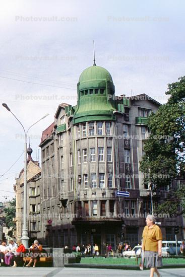 Building in Lviv, 4 September 1992