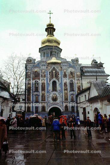 Holy Trinity Church Gate, Cave Monastery, Kiev, 30 April 1992
