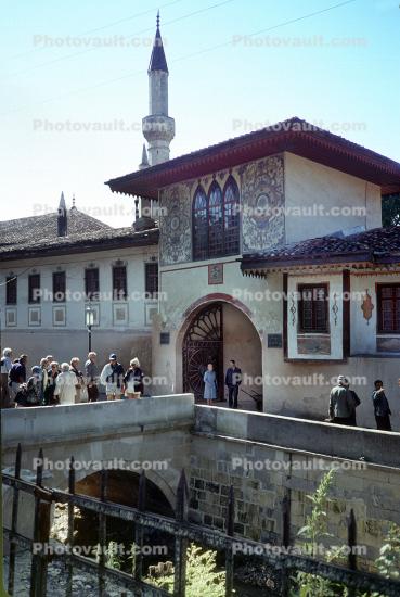 Khan?s Palace in Bakhchysara, Minaret, Sevastopol, Crimea