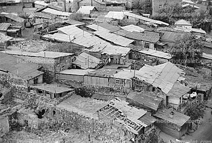 Houses, Homes, buildings, roofs, shantytown, Yerevan