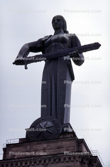 Mother Armenia, Mayr Hayastan, Victory Park, Yerevan, Sculpture, Statue