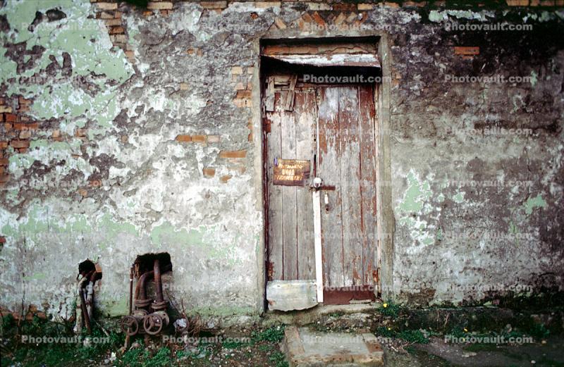 Old Wooden Door, Entrance, Mestia, Svaneti