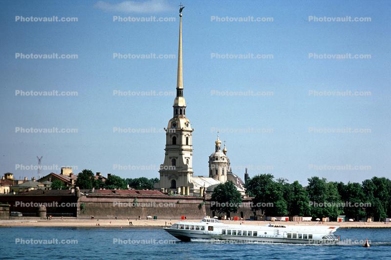 KOMETA Hydrofoil, (Project 342ME), Saints Peter and Paul Cathedral, Saint Petersburg