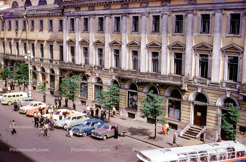 Cars, Citreon, building, street
