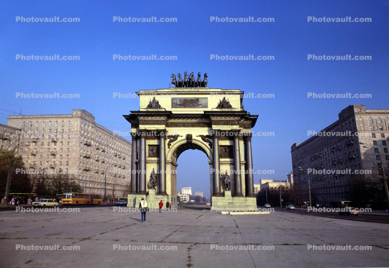 Triumph Arch, Tverskaya Zastava Square, Kutuzov avenue