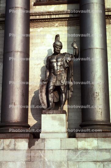 Soldier Statue, Triumph Arch, Tverskaya Zastava Square, Kutuzov avenue