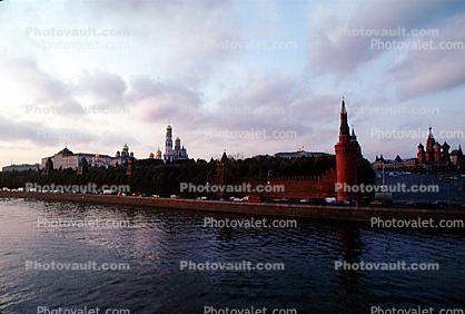 Moscow River, The Moskvoretskaya Tower, red square, Saint Basil