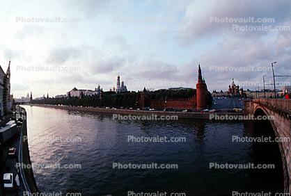Moscow River, The Moskvoretskaya Tower, red square, Saint Basil