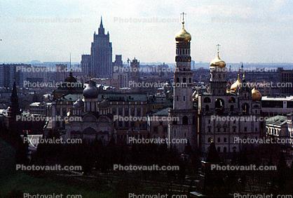 skyline, buildings, Ivan the Great Bell Tower