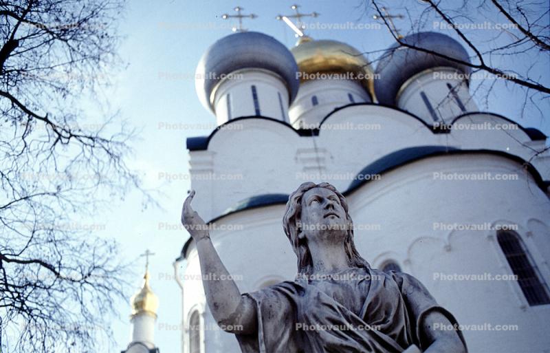 Orthodox Cathedral, building, statue