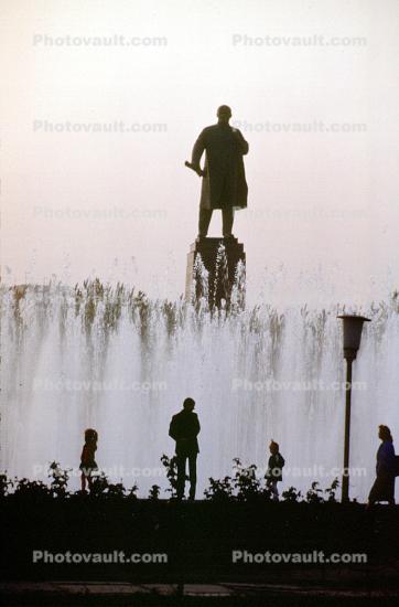 Water Fountain, aquatics, statue, 1950s