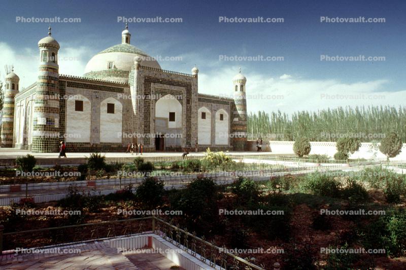 Minaret, Mosque, building, dome, Kashgar