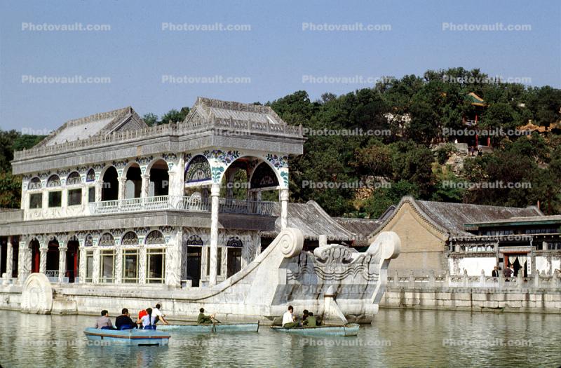 Pagoda boat, Summer Palace lake, Beijing