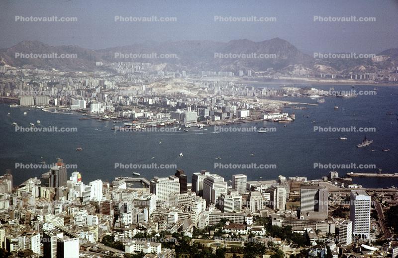 Harbor, Ships,Boats, Buildings, 1971, 1970s