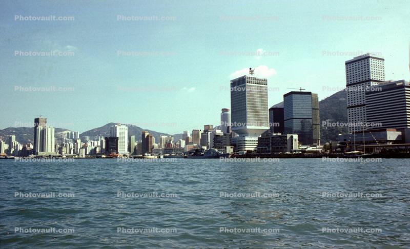 Harbor, Skyline, Cityscape, Buildings, 1980, 1980s