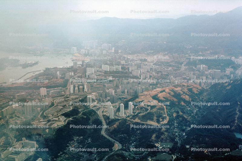 Hills, Smog, Apartment Buildings, 1982, 1980s