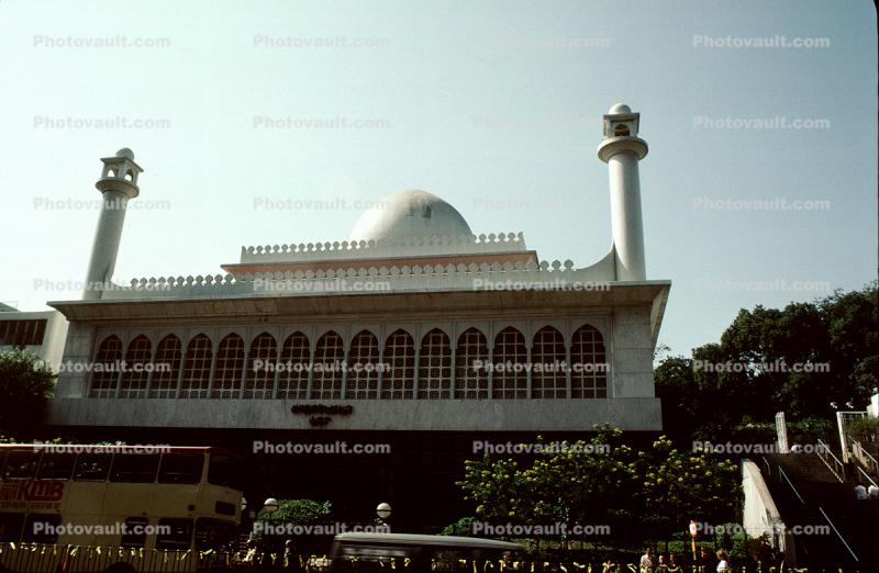 Mosque, Building, Minaret, 1990