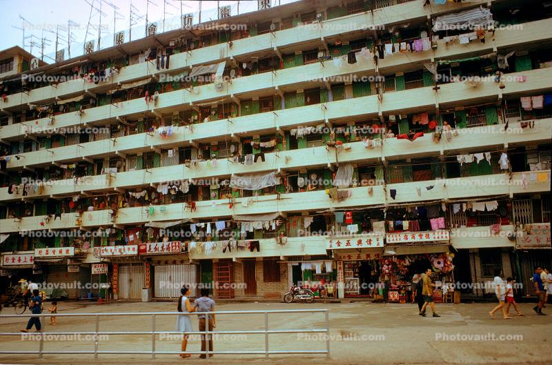 Apartments, Tenement Building, Housing, 1973, 1970s