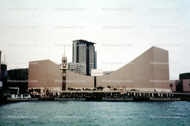 Curved Building, The Tsim Sha Tsui Clock Tower, Dock, Harbor