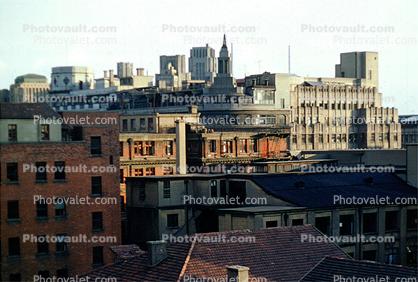 rooftops, buildings, cityscape, skyline