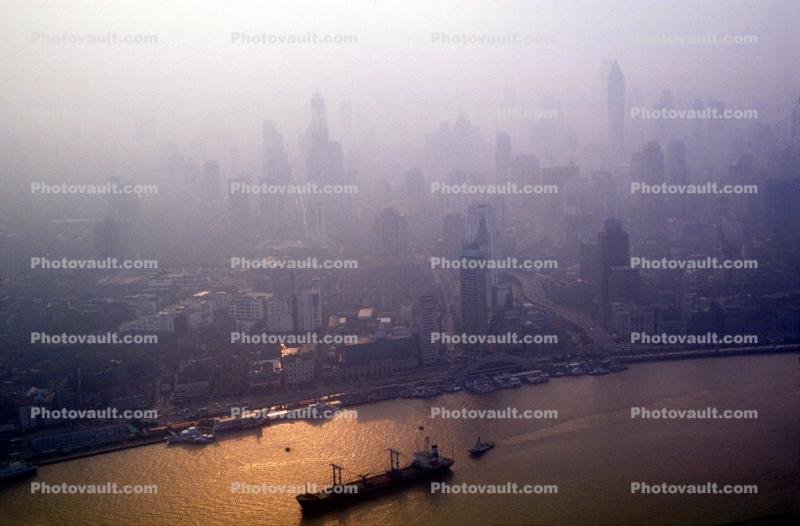 Smog Skyline, smoggy, haze, hazey