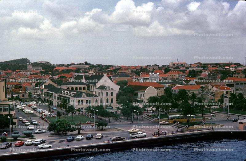 Skyline, waterfront, Cars, Willemstad, Curacao