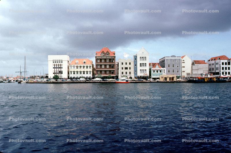Buildings Skyline, waterfront, Willemstad, Curacao