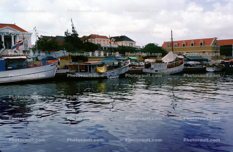 Floating Market, Harbor, waterfront, boats, Willemstad, Curacao