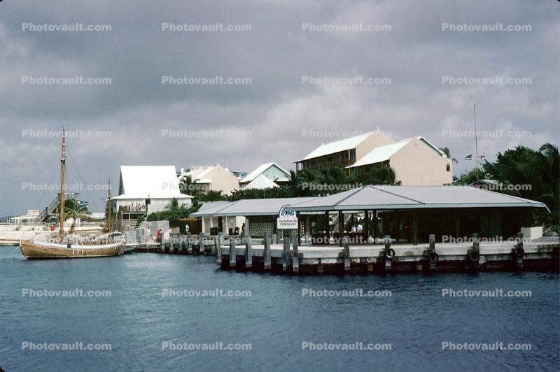 Boat, Docks, buildings, Seaquarium, Sea Aquarium, Curacao, Willemstad