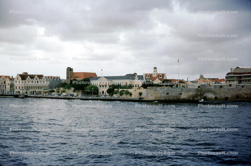Rif Fort, buildings, skyline, waterfront, Willemstad, Curacao