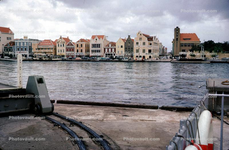Gabeled Houses, harbor, water, Curacao, Willemstad