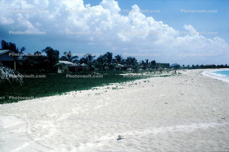 Beach, sand, clouds, Divi Beach Resort, Aruba