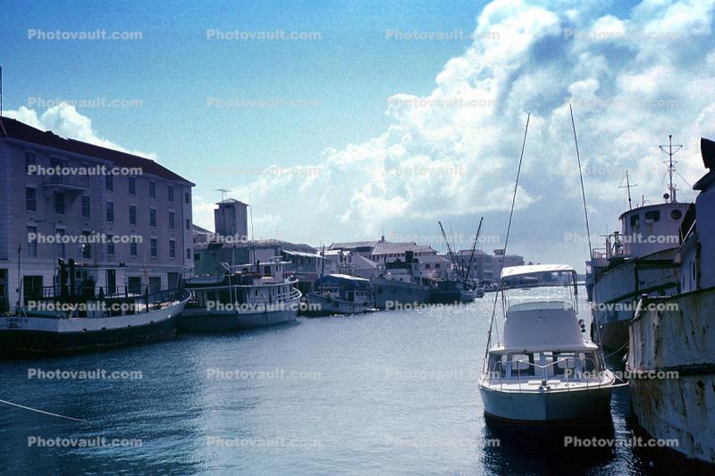 Harbor, boats, waterfront, Nassau