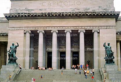 Capitolio, Capitol Building, Statues, steps, famous landmark