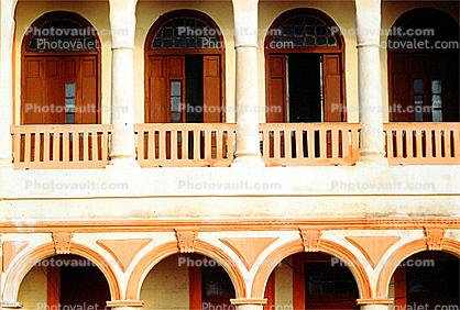 Old Havana, Buildings, Balcony, Arch