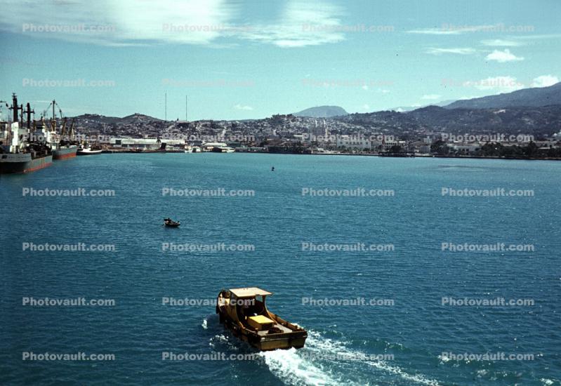 Harbor, Ships, Hills, Port-au-Prince, Haiti