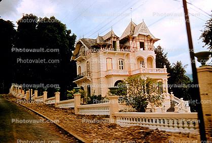 Scary Home, wall, haunted house, Building, 1950s