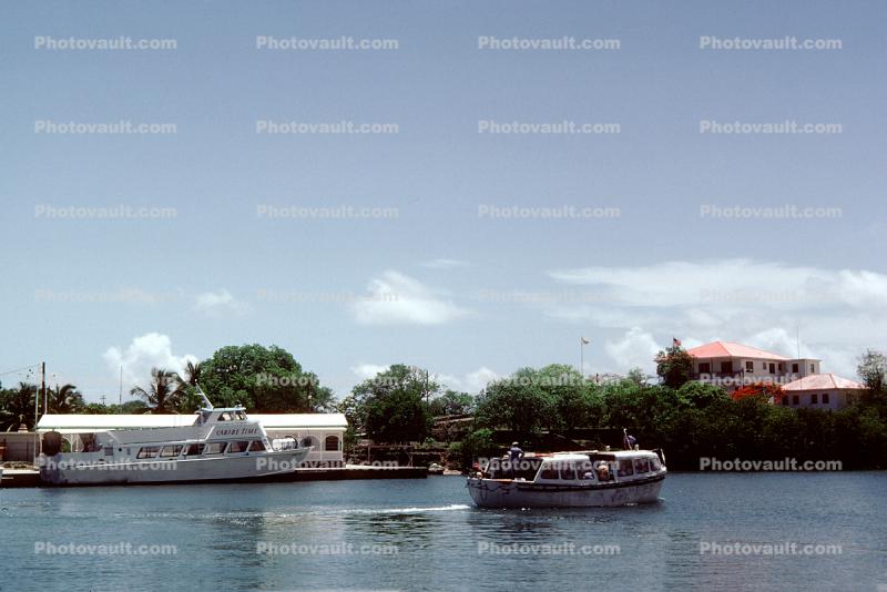 Dock, Harbor, Excursion Boats, Cruz Ship passenger ferry boat, Cruz Bay, Saint Johns