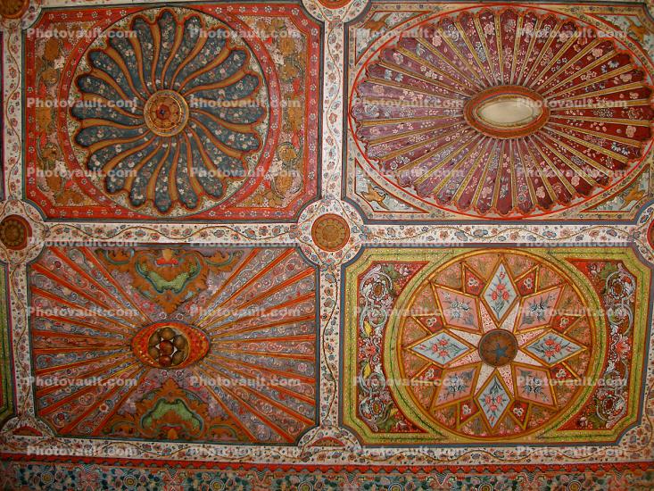 Algiers, mandala, tilework, ceiling