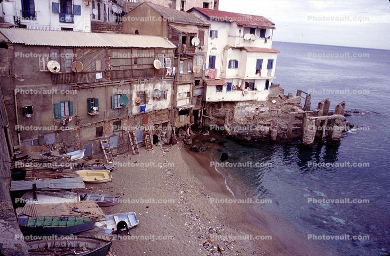 Seaside Village, Mediterranean Sea, boats