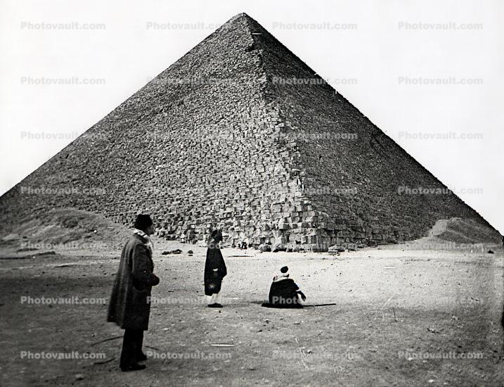 The Great Pyramid of Cheops, Giza, 1890's