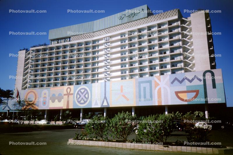 Hotel, Building, Tilework, Tile Mosaic, 1964, 1960s